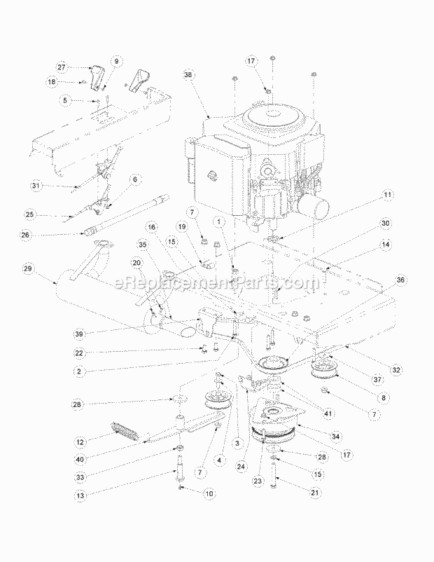 Kohler Engine Assembly (2006 & After) Diagram and Parts List for M50-KHS 53BB5BBP750-23HP-OHV Cub Cadet Lawn Tractor